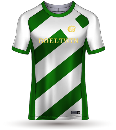 Maillot de football à col rond